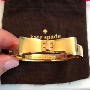 Gold Kate Spade Bow Bracelet